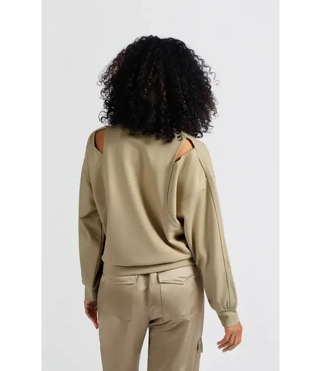 Constructed sweatshirt