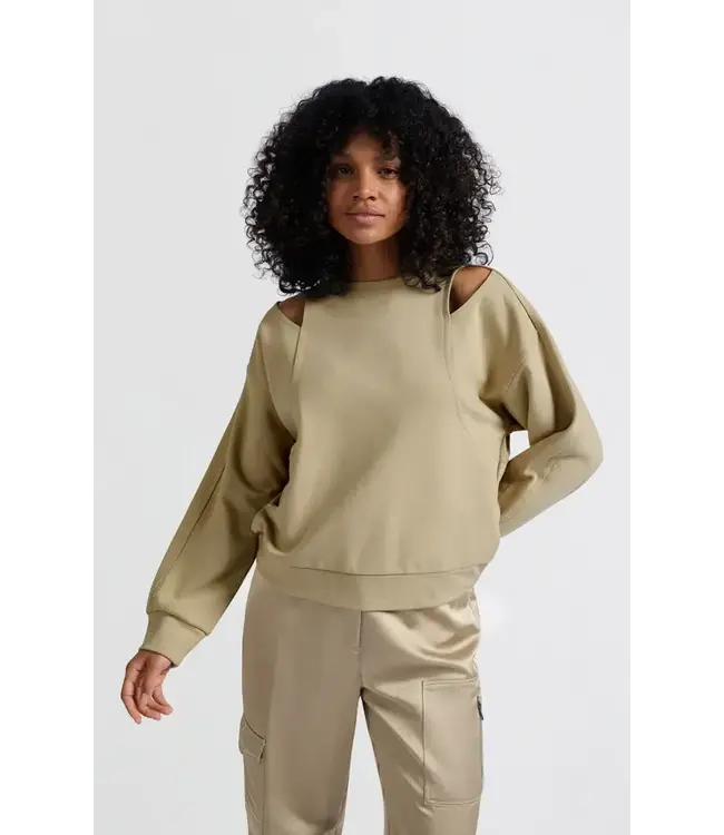 Constructed sweatshirt