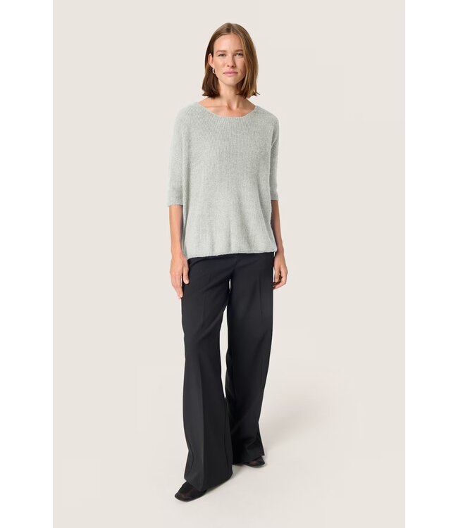 Corinne wide long pants - Black