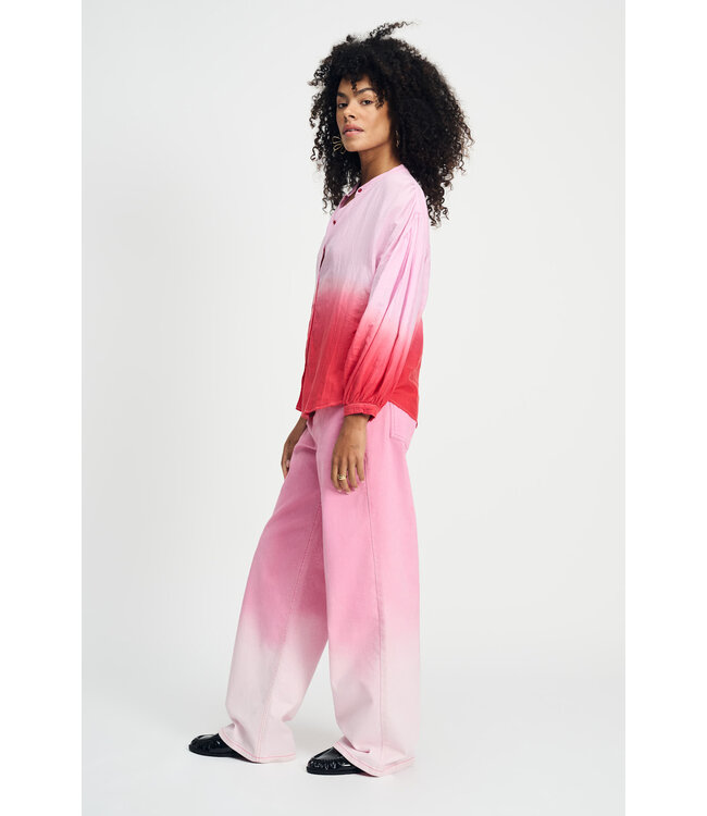 Blouse - Faded scarlet red