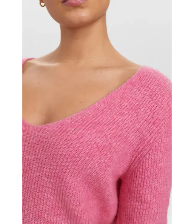 Riette rib pullover - Roze