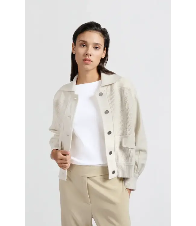 Jacket with textured details