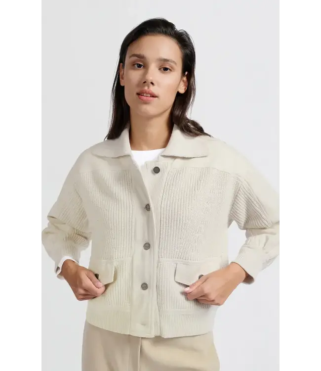 Jacket with textured details