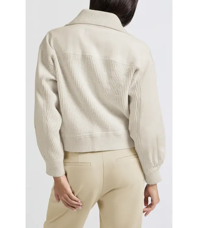 Jacket with textured details