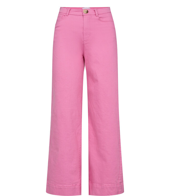 Lulu pants cropped - Roze