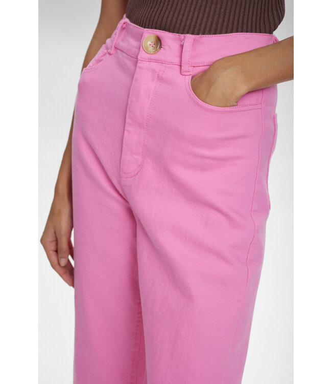 Lulu pants cropped - Roze
