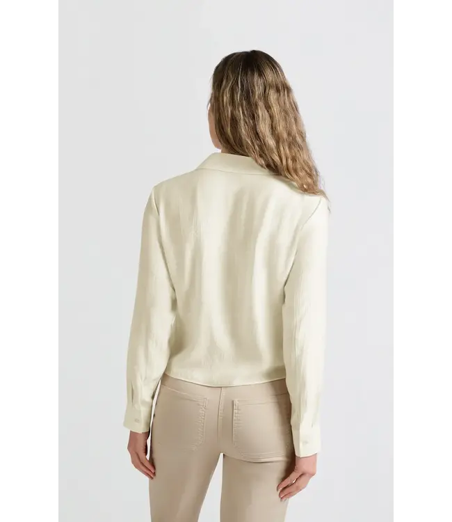 Layered texture blouse