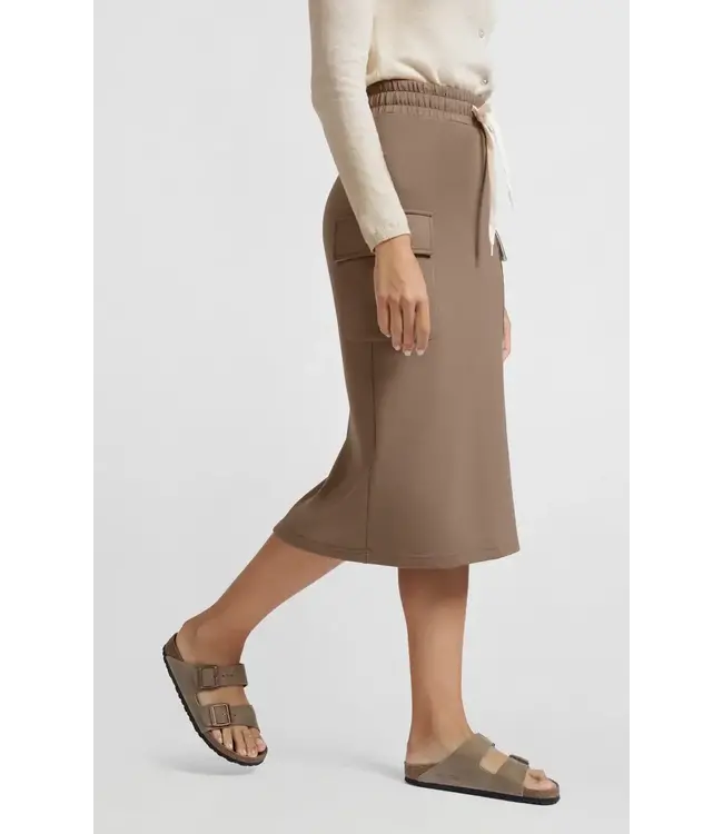 Jersey mid cargo skirt