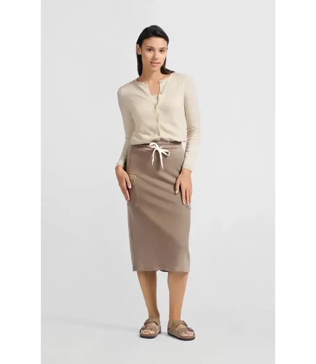 Jersey mid cargo skirt