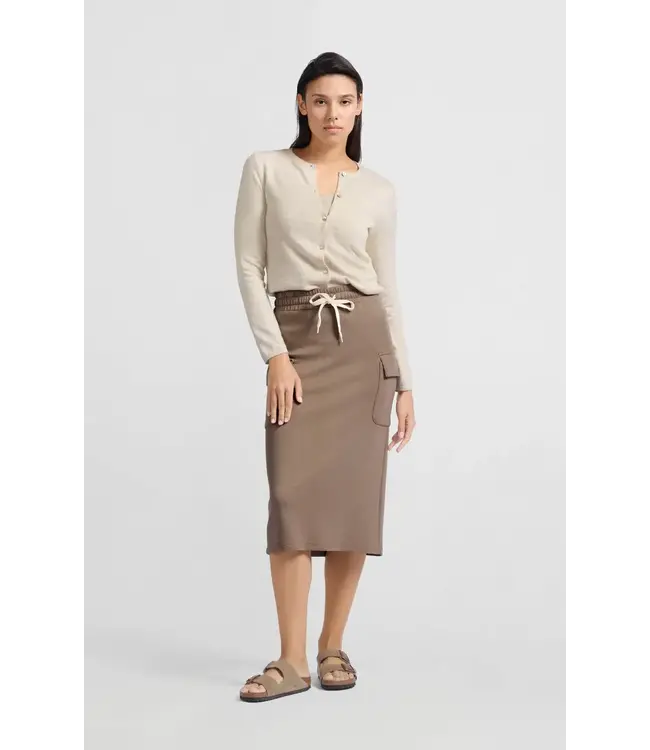 Jersey mid cargo skirt