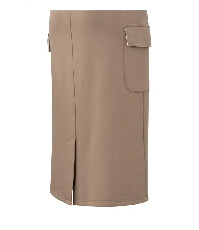 Jersey mid cargo skirt