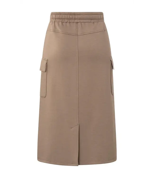 Jersey mid cargo skirt