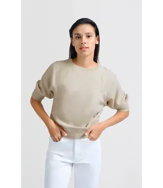 YAYA Soft sweater with raglan sleeves