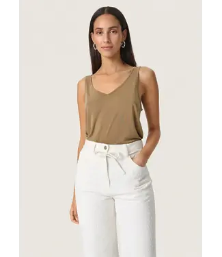 Soaked in Luxury Columbine top - Bruin