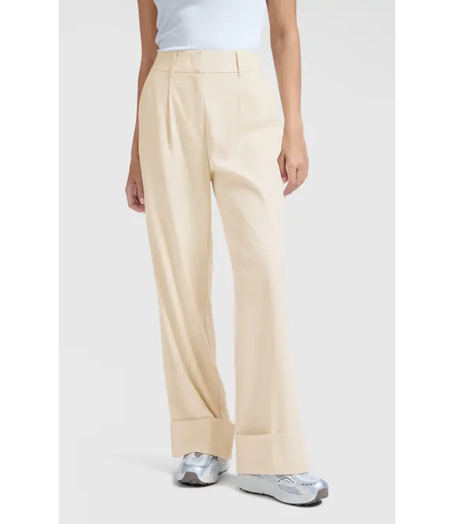 Woven wide leg trousers