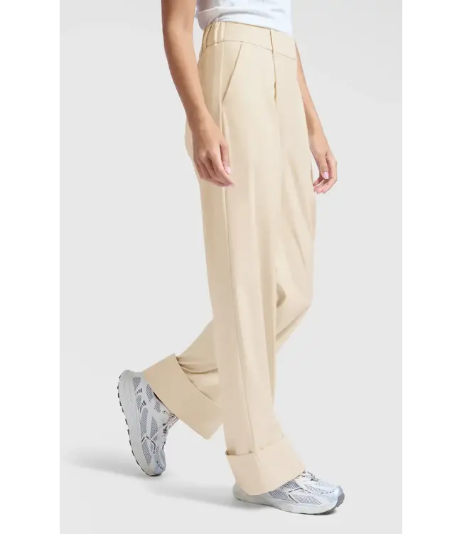 Woven wide leg trousers