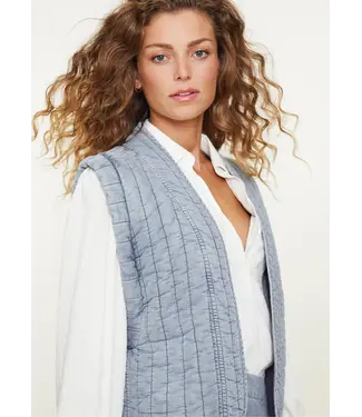 Simple Dempi waistcoat - blauw