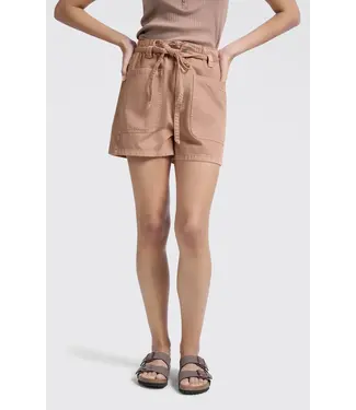 YAYA Garment dye woven short - Roze