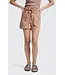 Garment dye woven short - Roze
