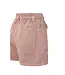Garment dye woven short - Roze