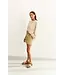 Garment dye woven short - Beige