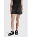 Garment dye woven short - Zwart