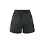 Garment dye woven short - Zwart