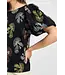 Embroidery sky black top