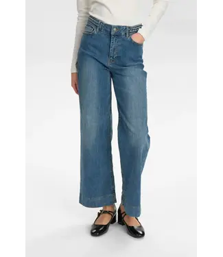 Nümph Paris Cropped - Mid blue