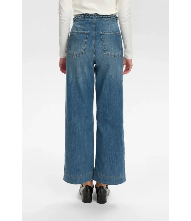 Paris Cropped - Mid blue