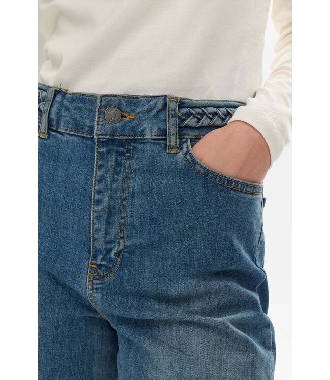 Paris Cropped - Mid blue