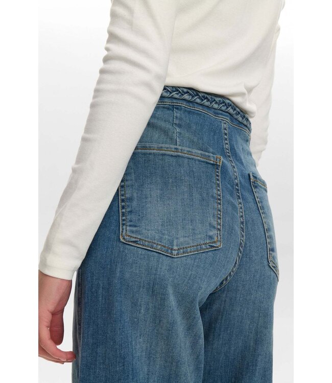 Paris Cropped - Mid blue