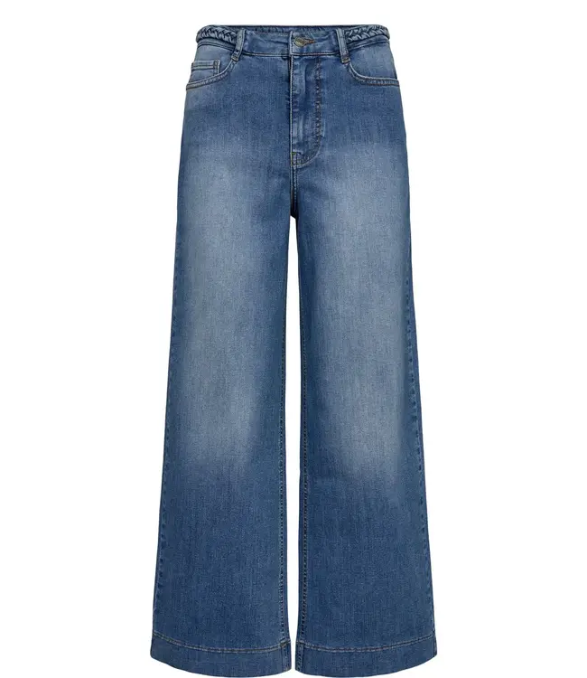 Paris Cropped - Mid blue