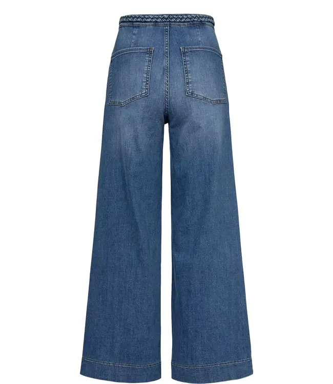 Paris Cropped - Mid blue