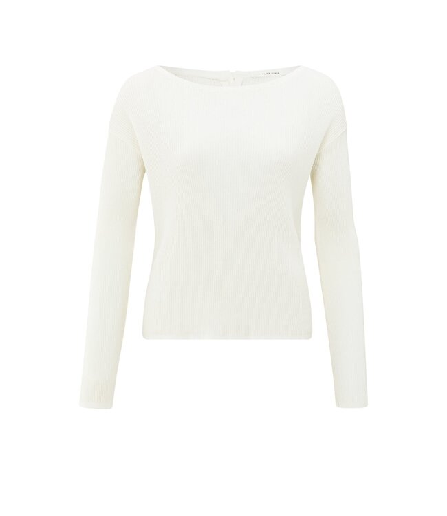 Fine knit with back button detail