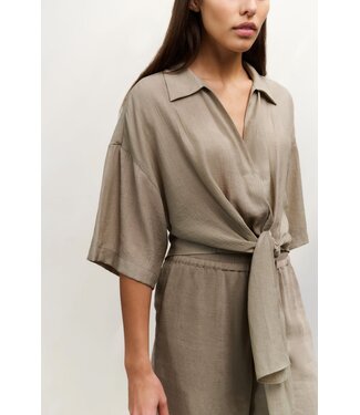 YAYA Top with knotted detail