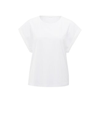 YAYA T-shirt with round neck en cuff sleeves