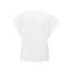 T-shirt with round neck en cuff sleeves