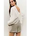 Crinkle top with low back
