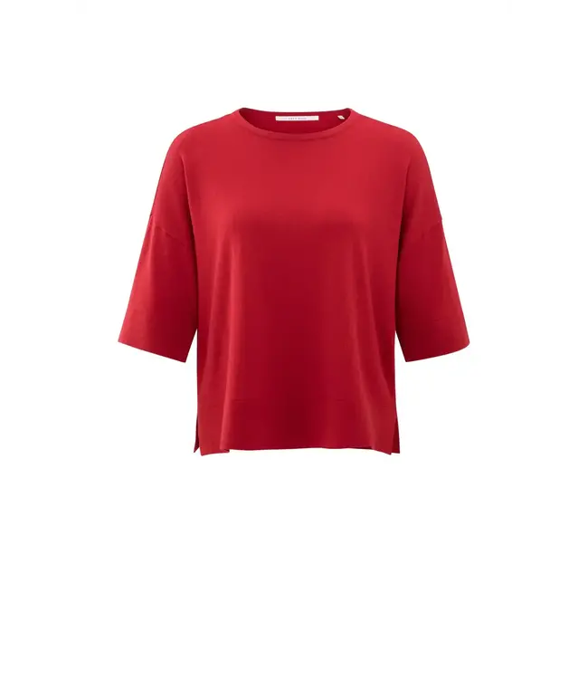 Oversized fine knitted shirt