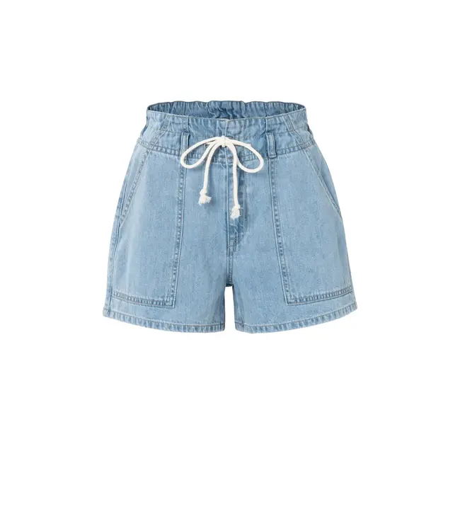 Denim short high waist