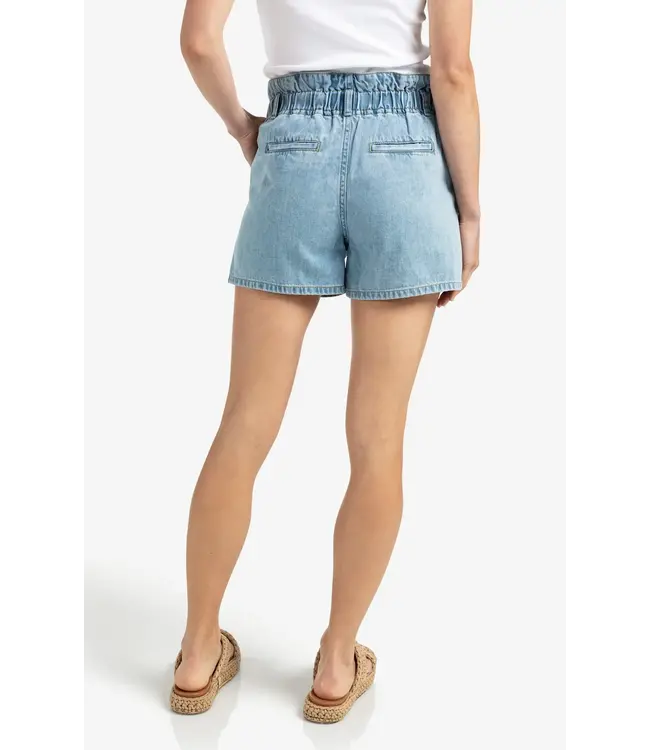 Denim short high waist