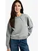 Sweatshirt pleat detail and cord