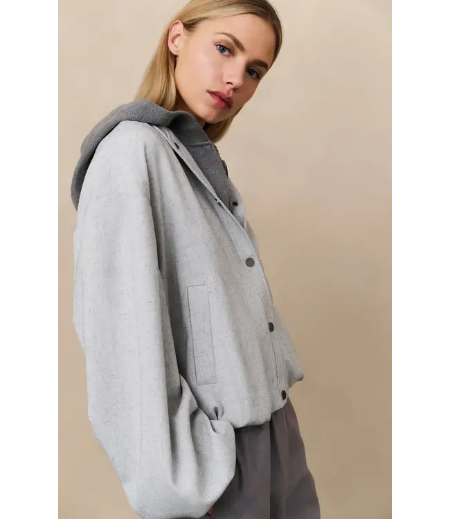 Oversized jacket balloon effect