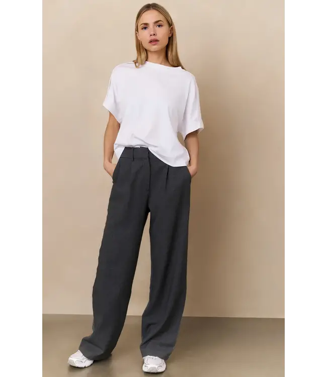 Jersey top with folded details