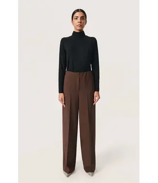 Soaked in Luxury Hanadi rollneck shirt - zwart