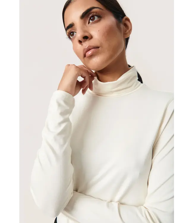 Hanadi rollneck shirt - Wit