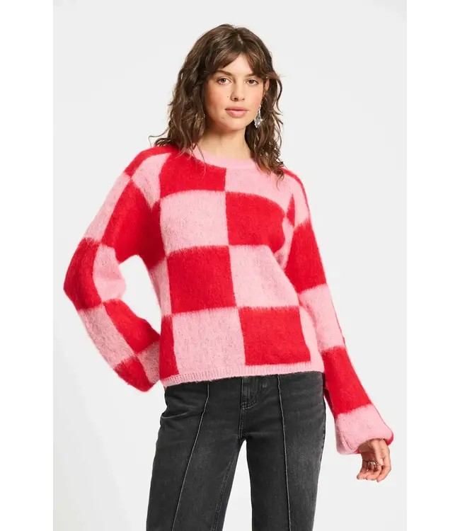 Checks pullover
