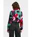 Mila abstract flower blouse
