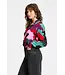 Mila abstract flower blouse